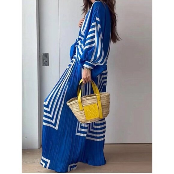 Commense Oversized Print Vacation Pants Set NWT, Size S/M - Picture 5 of 17